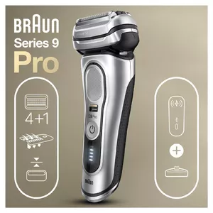 Электробритва Braun Series 9 Pro 81744531 Серебристая LED дисплей