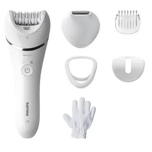 Эпилятор Philips 8000 series BRE715/00 для влажного и сухого удаления волос с 32 пинцетами, триммером и аккумулятором