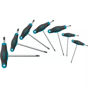 Screwdriver set Hazet 829KKT/7 with T-handle, 7-piece set
