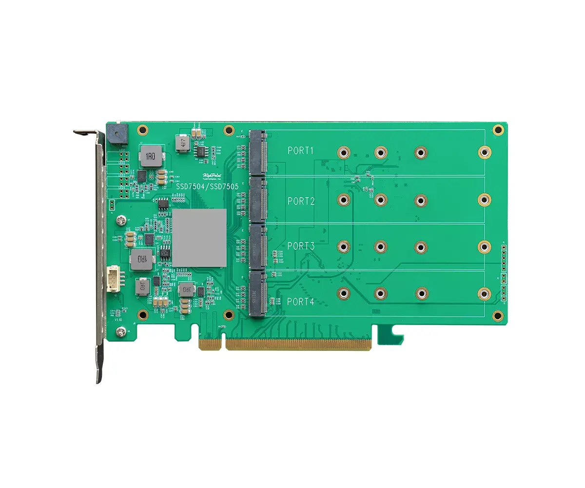 Внутренний твердотельный накопитель Highpoint 32.8 TB SSD7505 Photo 2
