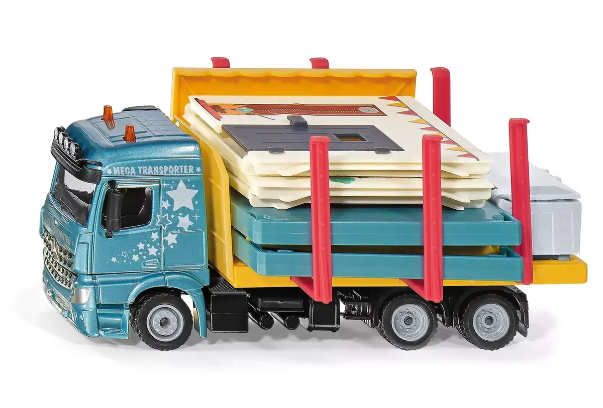 Smagās kravas transportētāja modelis Siku Prefab house Photo 2