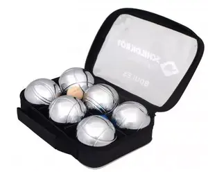 Игра в бочче Schildkröt Funsports 970011 — металлический серебристый комплект