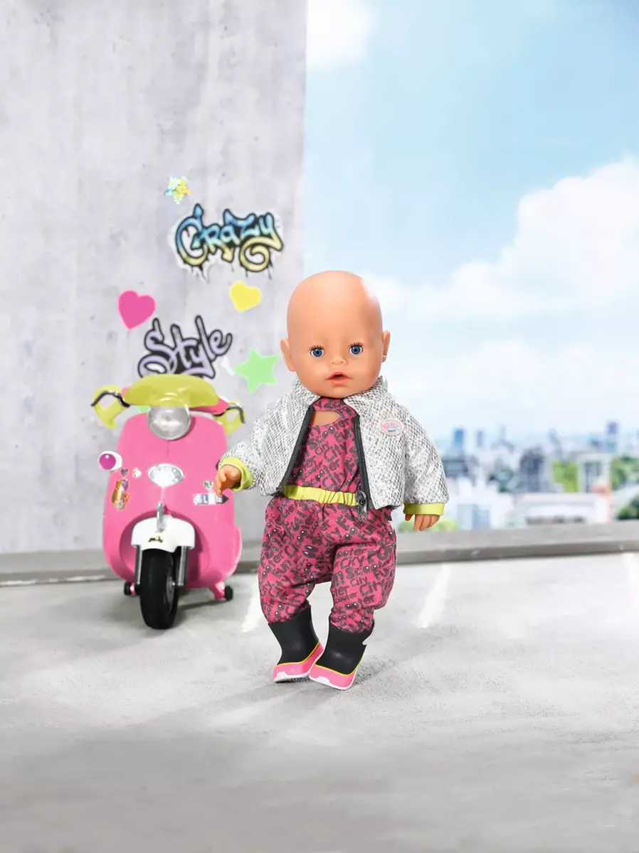 Doll scooter zapf creation BABY born City Deluxe Scooter Combo Photo 10