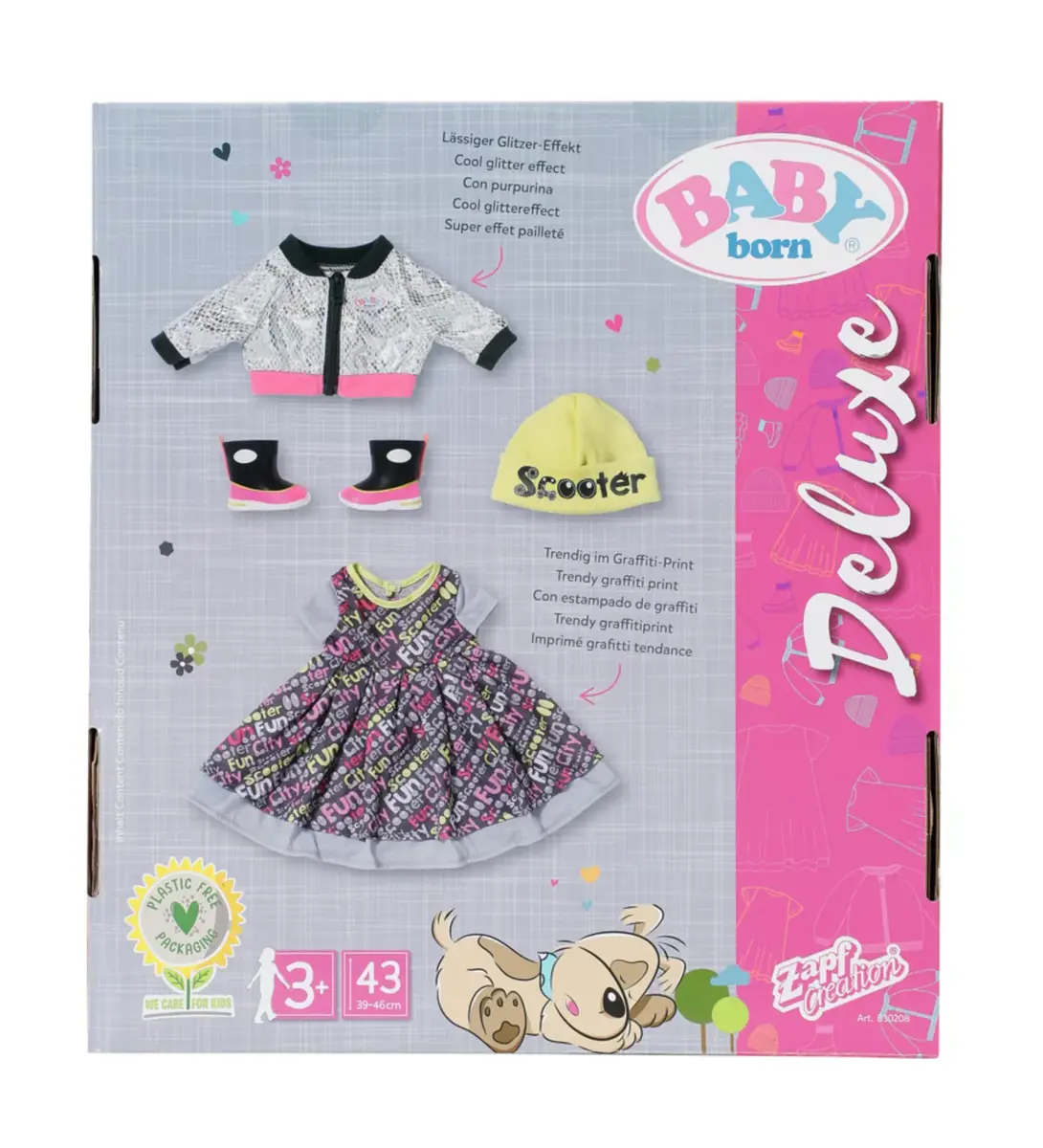 Lelle apģērbu komplekts BABY born City Deluxe Style Photo 2