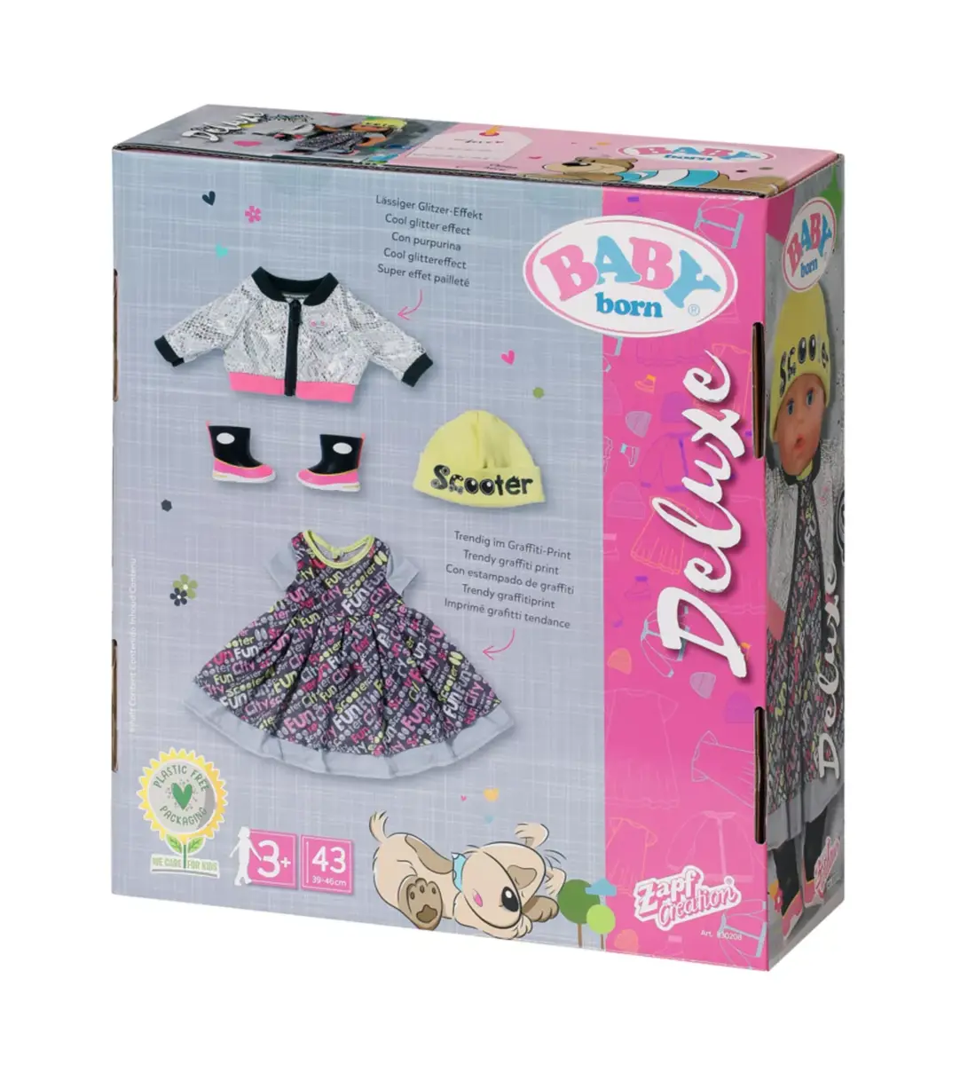 Lelle apģērbu komplekts BABY born City Deluxe Style Photo 4