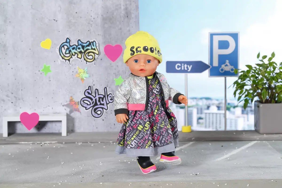 Lelle apģērbu komplekts BABY born City Deluxe Style Photo 8