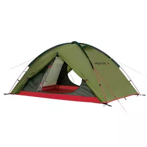 Палатка Доменная High Peak Woodpecker 3 на 3 человека Зеленая Красная