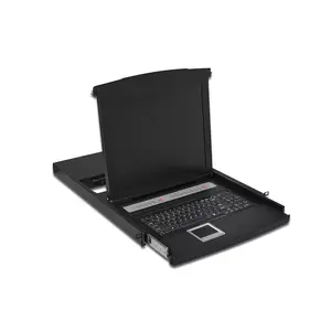 Rack console DIGITUS DS-72003GE 17" (43.2 cm) TFT-LCD 1280x1024, slim 1U, 446×636×42 mm