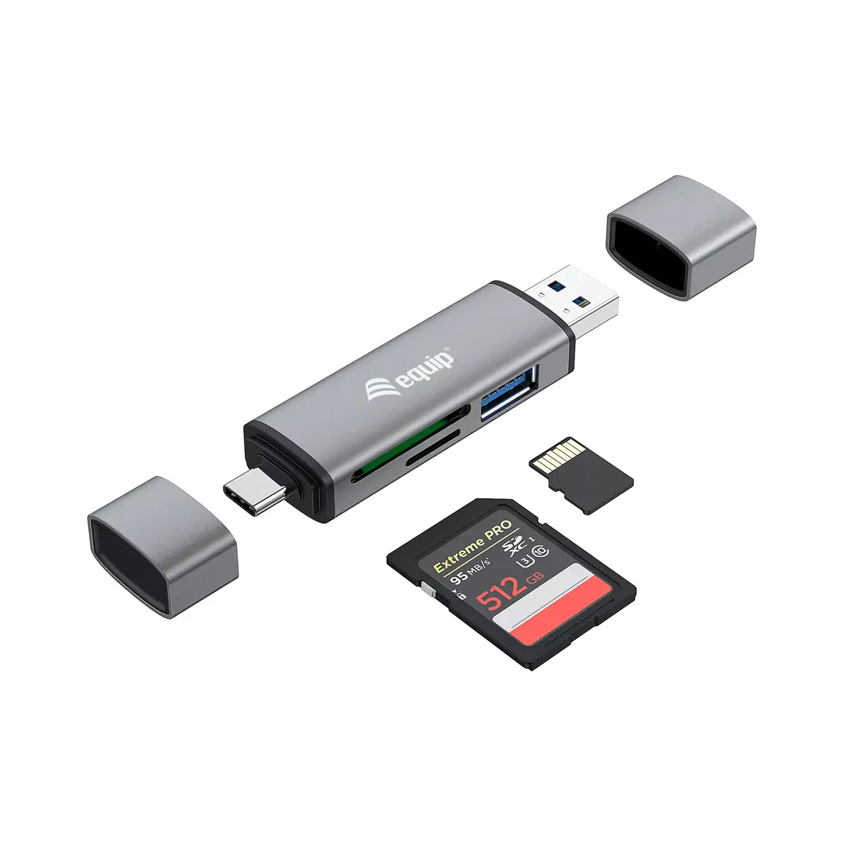 Картридер USB 3.0 Hub Equip Photo 3