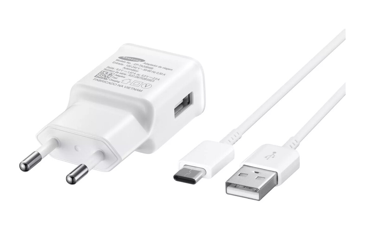Lādētājs Samsung EP-TA20EWE Universāls Balts AC