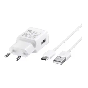 Зарядное устройство Samsung EP-TA20EWE Универсальное Белое AC Быстрая зарядка 2A 9V