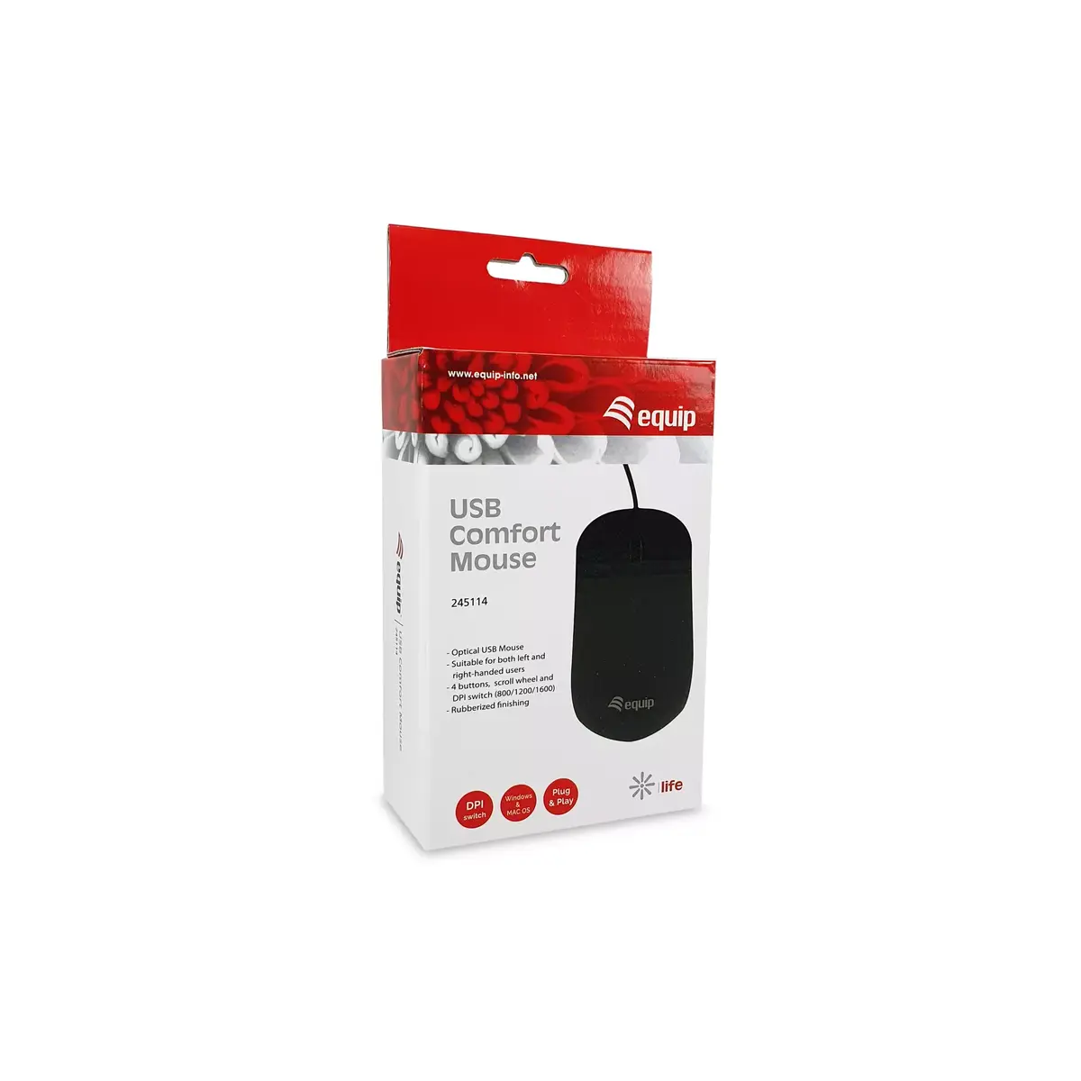 Мышь Equip USB Comfort Mouse Photo 3