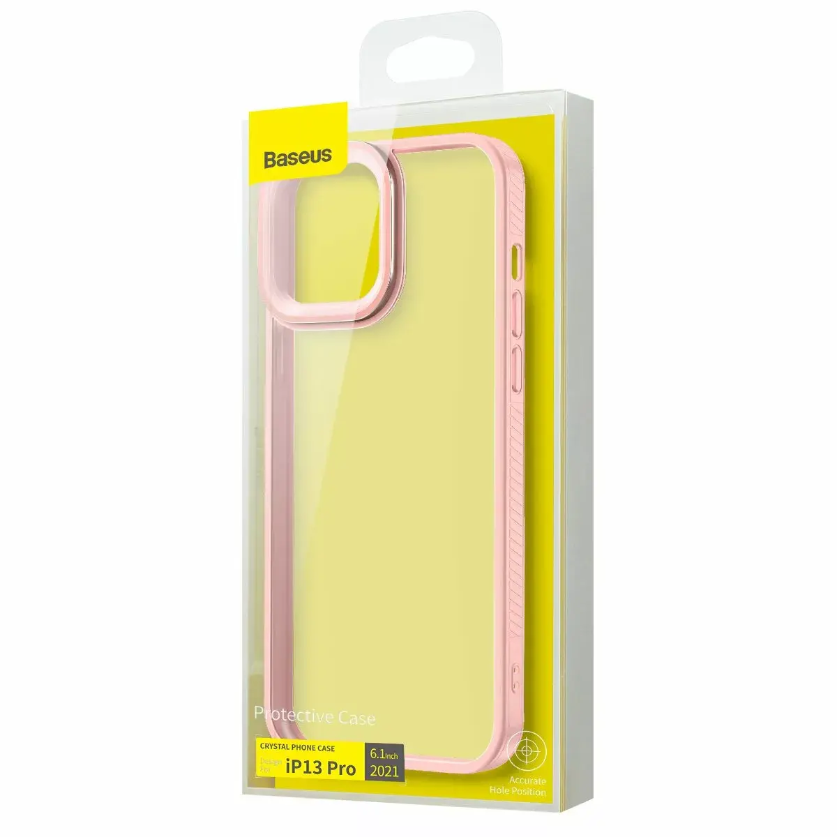 Baseus case for iPhone 13 Pro — transparent pink Photo 3
