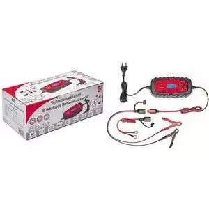 Automatic battery charger IWH 075901 for 12V/6V batteries, selectable 2A, 4A, 6.5A charging currents