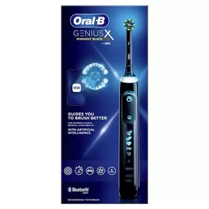 Oral-B Genius X Pieaugušo Vibrējoša zobu suka Melns