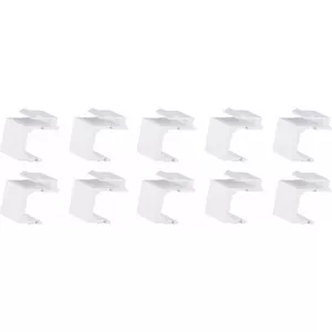 Network Adapter ShiverPeaks 08-10120 — Keystone dust protection insert, white