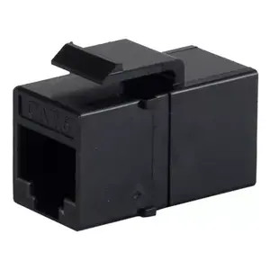 Модуль Keystone ShiverPeaks S/CONN 08-10006 Плоский Черный RJ-45
