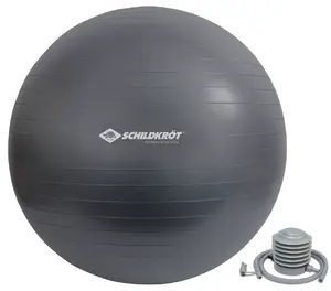 Exercise ball Schildkröt 960158, 85 cm diameter, grey, max user weight 120 kg
