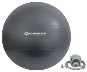 Exercise ball Schildkröt Fitness 960157 — 75 cm diameter, grey, max user weight 120 kg