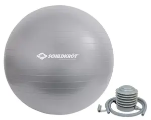 Exercise ball Schildkröt 960155, 55 cm diameter, grey, max user weight 120 kg