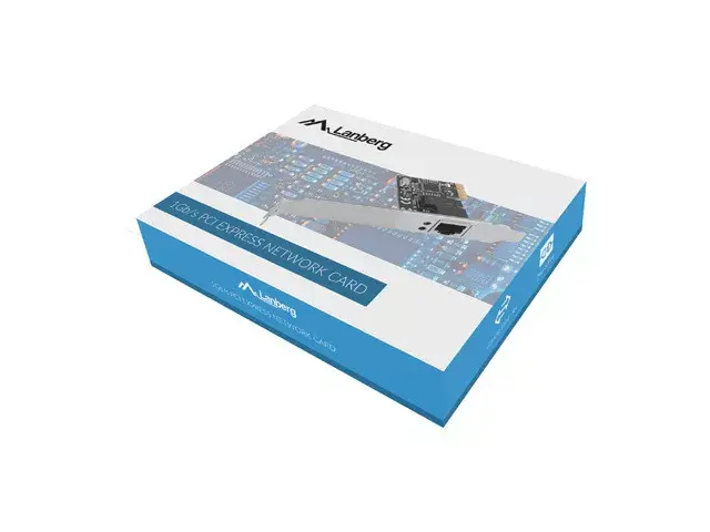 LANBERG PCE-1GB-201 внутренняя Gigabit PCIe сетевая карта Photo 4