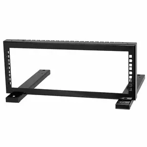 19" Rack Stand 3U Black, Stalflex STR19-3U-B — Open Frame Equipment Rack