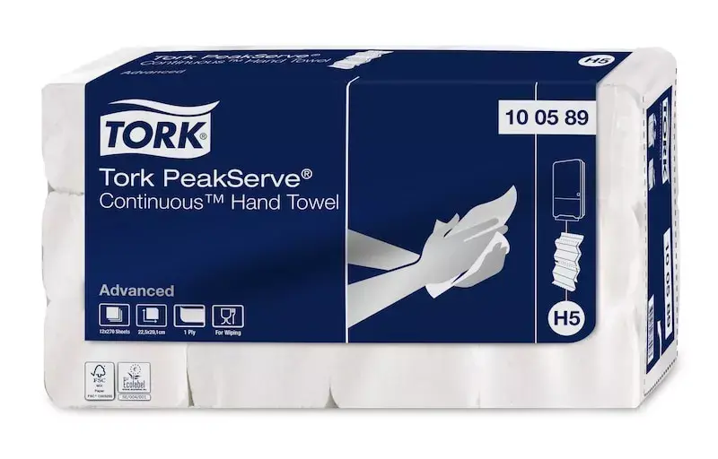 Tork PeakServe papīra dvieļi balti Photo 3