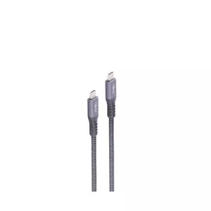 USB кабель ShiverPeaks BS13-67020 USB4 Gen 3x2 1м USB C Серый
