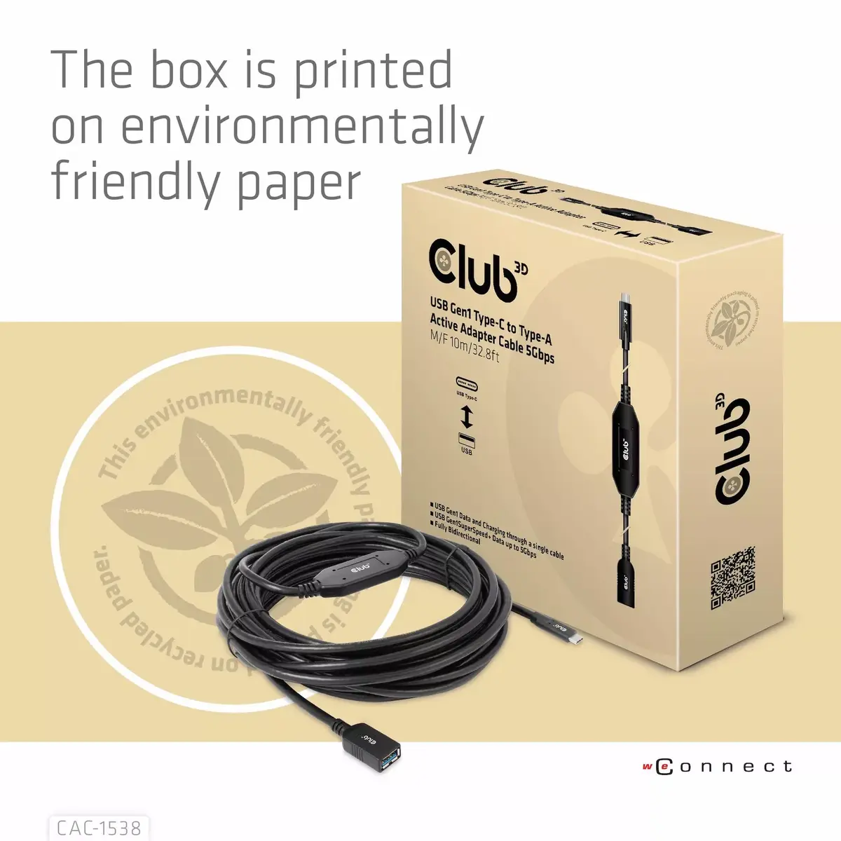 USB Gen1 Type-C to Type-A адаптер CLUB3D CAC-1538 Photo 9
