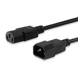 Power cable Equip 112101 Black 3 m C13 C14 coupler