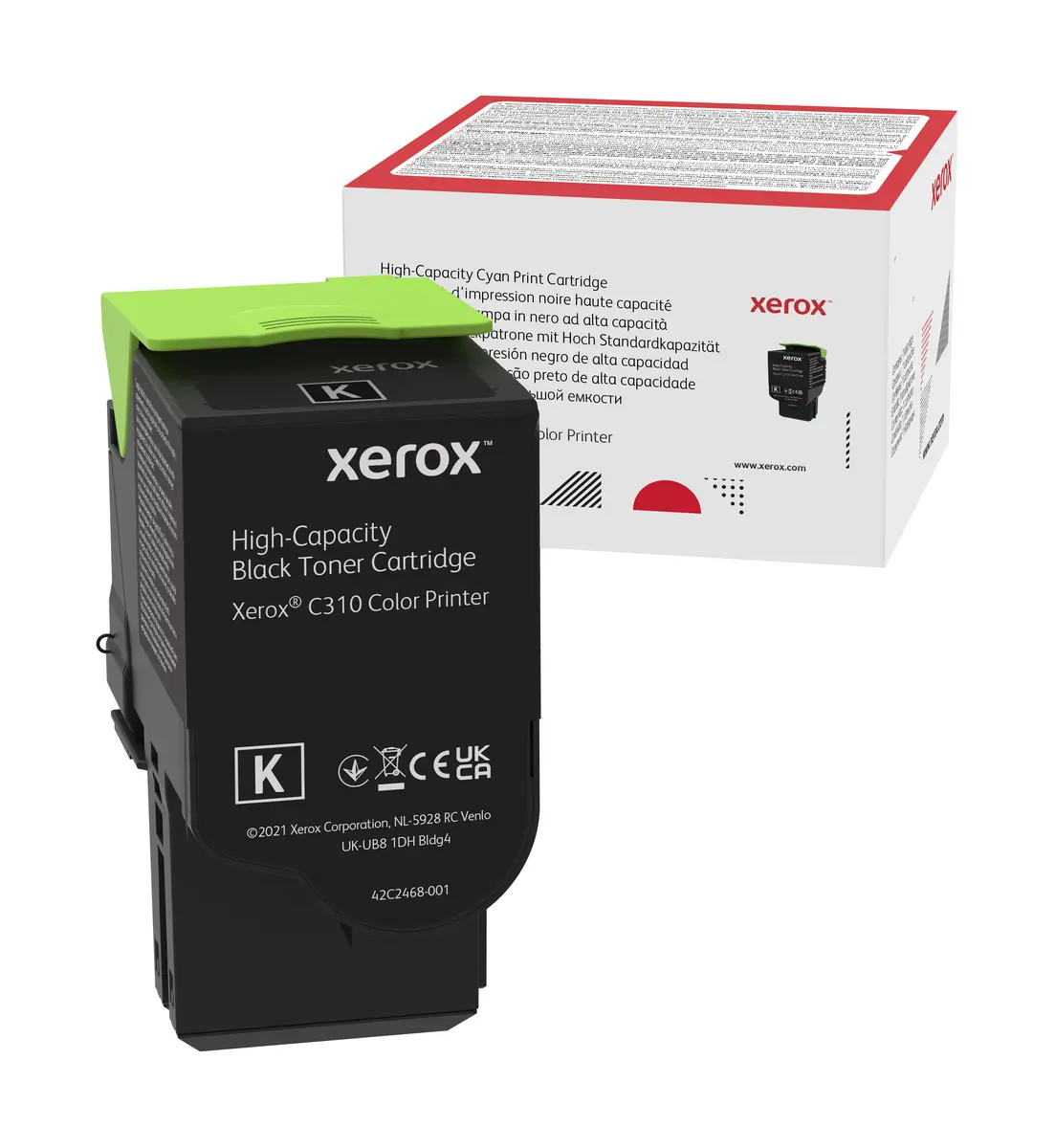 Oriģinālais Xerox C310 C315 melnais lielas