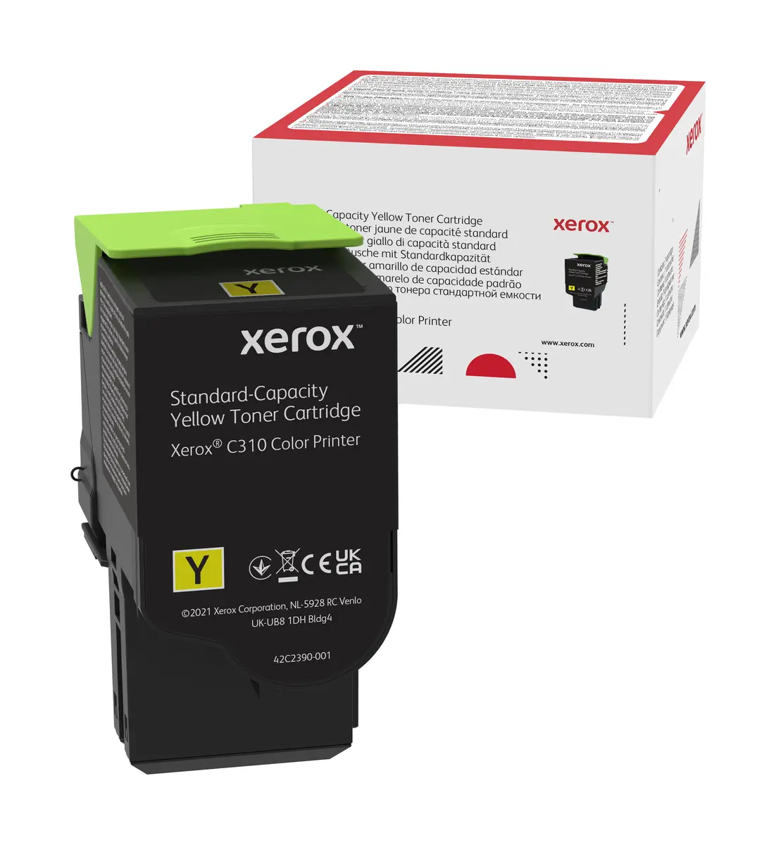 Xerox C310 C315 dzeltena standarta ietilpības