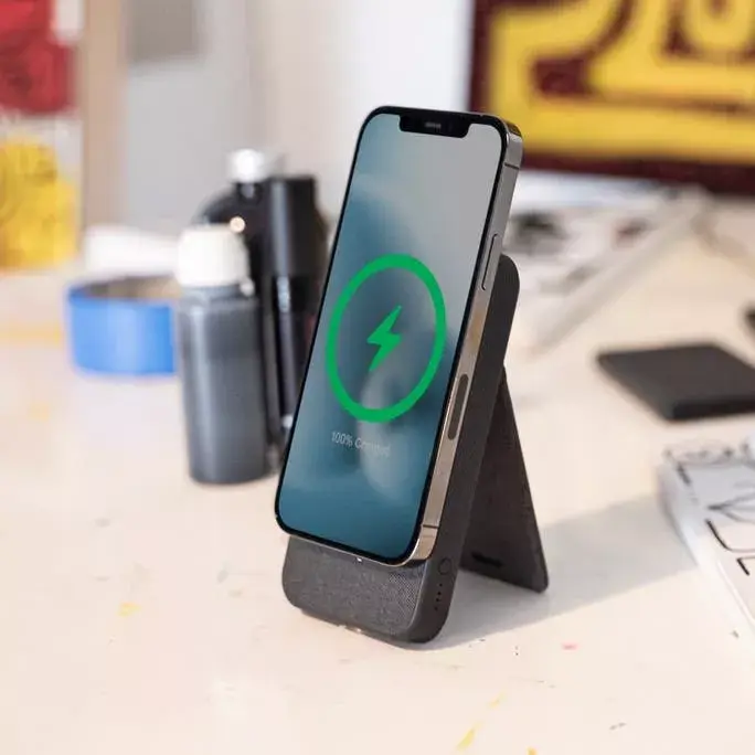 mophie snap+Powerstation Stand 10k Melns Bezvadu Photo 4