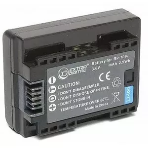 Rechargeable camera battery extra digital BP-709 7.4V 2000mAh
