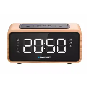 Portable Radio Blaupunkt CR65BT Analog Digital FM LED Black Wood