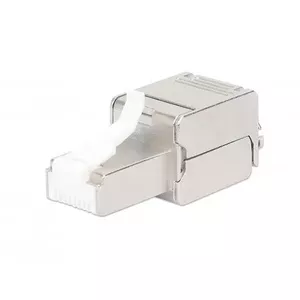 Intellinet Cat6a 10G Shielded Toolless RJ45 Modular Plug STP Gold-plated Contacts