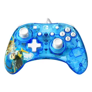 Gamepad PDP Rock Candy Berry Brave Link Blue Translucent – Wired USB, Analogue/Digital, Micro‑USB, 2.5 m cable