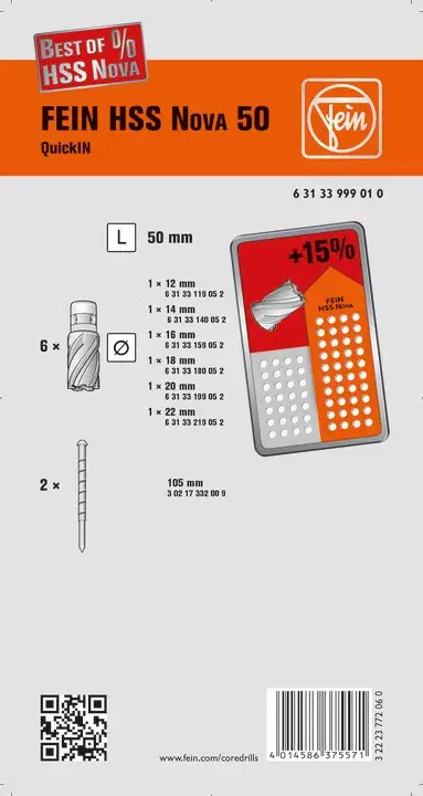Drill bit set FEIN 63133999010 Photo 2