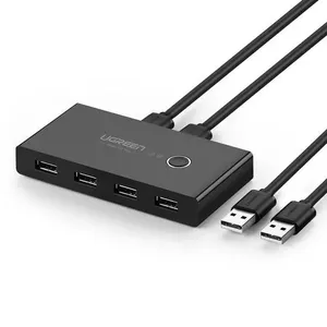 USB-концентратор UGREEN 30767 — 6 портов USB 2.0, кабель 1,5 м, 5 В/2 А, чёрный