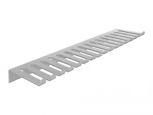 Настенный держатель для кабеля DELOCK 66887, серый, 90 × 25 × 0,325 м, 1 шт