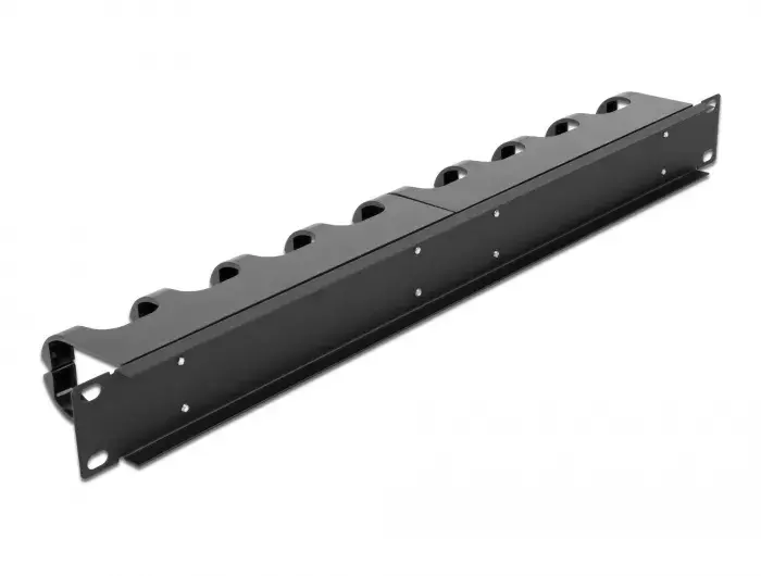 Cable management panel DeLOCK 19" 10 closed routings Photo 2