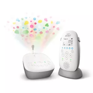 Philips AVENT SCD733/26 видеоняня 330 m Серый, Белый