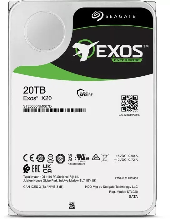 Iekšējais cietais disks Seagate 20000 GB ST20000NM007D Photo 6