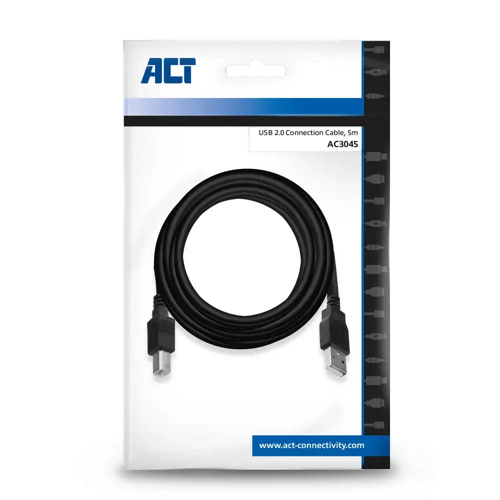 ACT USB 2.0 connection cable A male - B male Photo 2