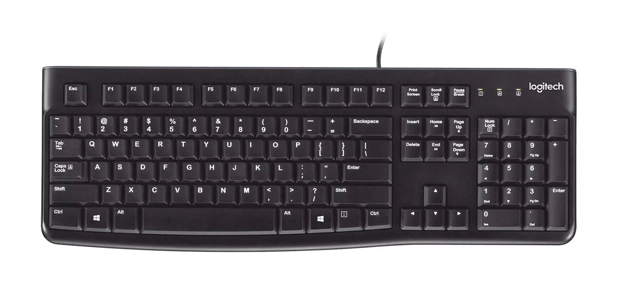 Logitech K120 Vadu Tastatūra USB QWERTY
