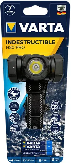 Налобный фонарь Varta INDESTRUCTIBLE H20 PRO Photo 3