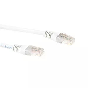 ACT White 0.5m LSZH U/UTP CAT6 Patch Cable RJ45 Connectors