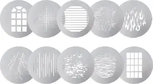 Gobo kit Aputure 10 Gobos model 1000009550 for studio lighting patterns