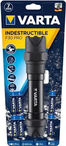 Налобный фонарь Varta INDESTRUCTIBLE F30 PRO Photo 2