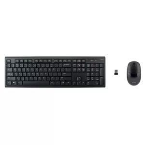 Deltaco TB-114-US Keyboard Mouse included Home RF Wireless QWERTY US English Black